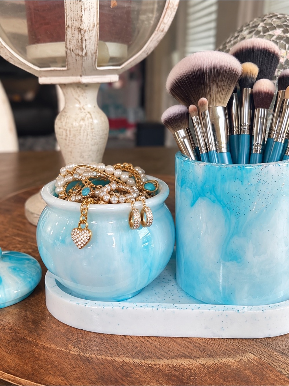 Epoxy resin vanity set HOMEMADE - Picture 3 of 7